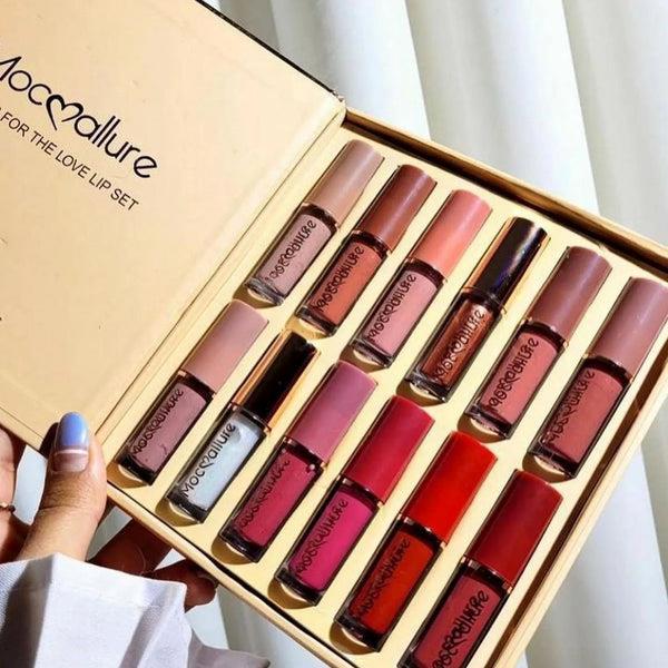 12 Matte Colors Liquid Lipstick Box - 2.5ml*12pcs