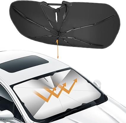 High Quality Car Windshield Umbrella Foldable with Pouch