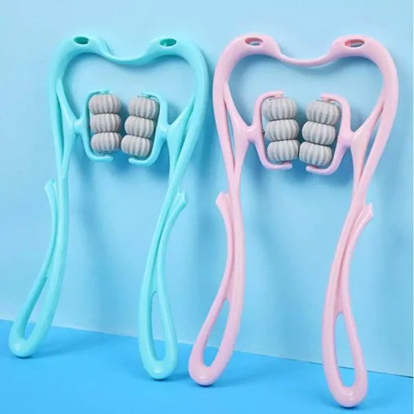 6 Wheel Pressure Manual Neck Massager