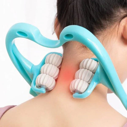 6 Wheel Pressure Manual Neck Massager